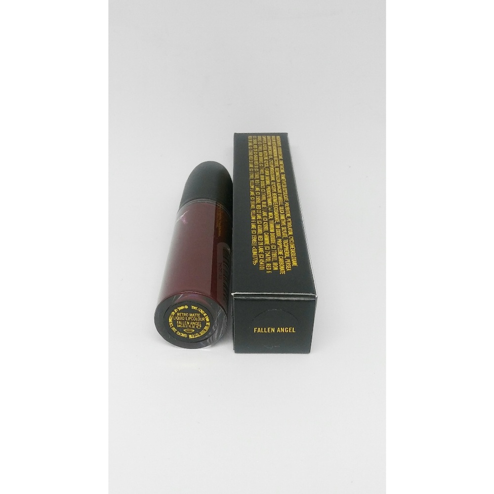 New MAC Retro Matte Liquid Lipstick Fallen Angel - Picture 2 of 3